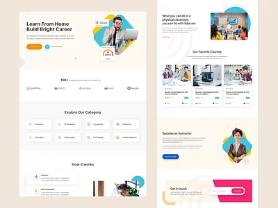 Edulearn- Education Landing Page design