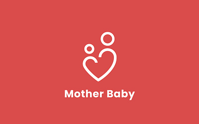 Mother Baby Logo Brand Guideline affection baby brand branding character charity cute day design graphic design happy illustration international logo love modern mother playful simple son