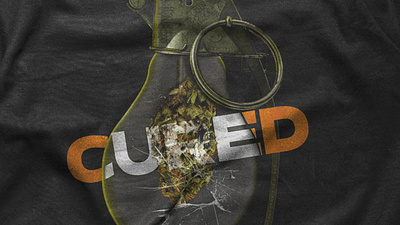 CURED - GRAPHIC SHIRT DESIGN appareldesign clothdesign coveralbum coverart coverartwork design digitalart illustration