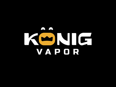 KÖNIG VAPOR - BRAND IDENTITY branding konig logo store logo vape vapor visualidentity