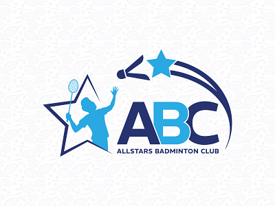 Allstars Badminton Club - logo design branding design graphic design icon logo prin symbol ui vector