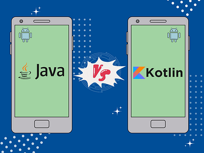Java VS Kotlin design graphic design illustration