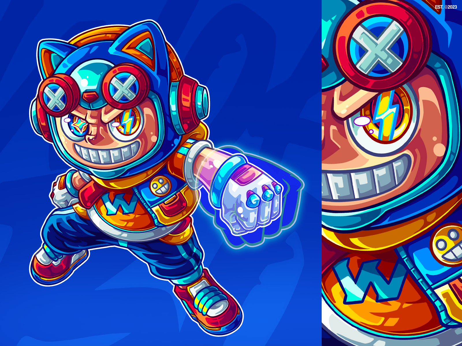 Example of I Will Draw Costum Cartoon Character