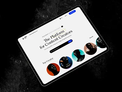 Landing Page agency dstudio figma header hero landing page link share link website marketing page menu minimal product design typography ui ui ux ux web design web ui website website development