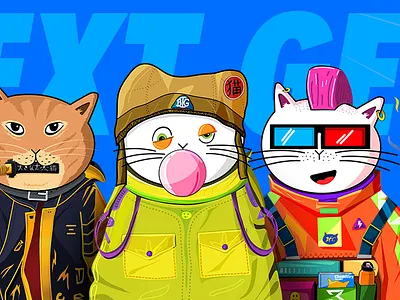 NEXT GEN SQUAD artwork character design collectible design digital art graphic graphic design illustration vector art