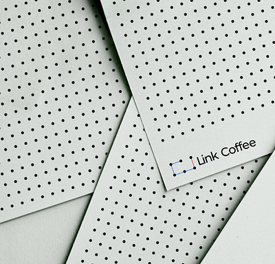 Link coffee shop visual identity brand identity branding coffee coffee shop concept design dots graphic design logo packaging poster symbol visual identity word mark