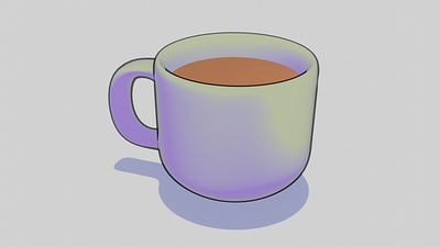 CUPPA 3d cup graphic design mug