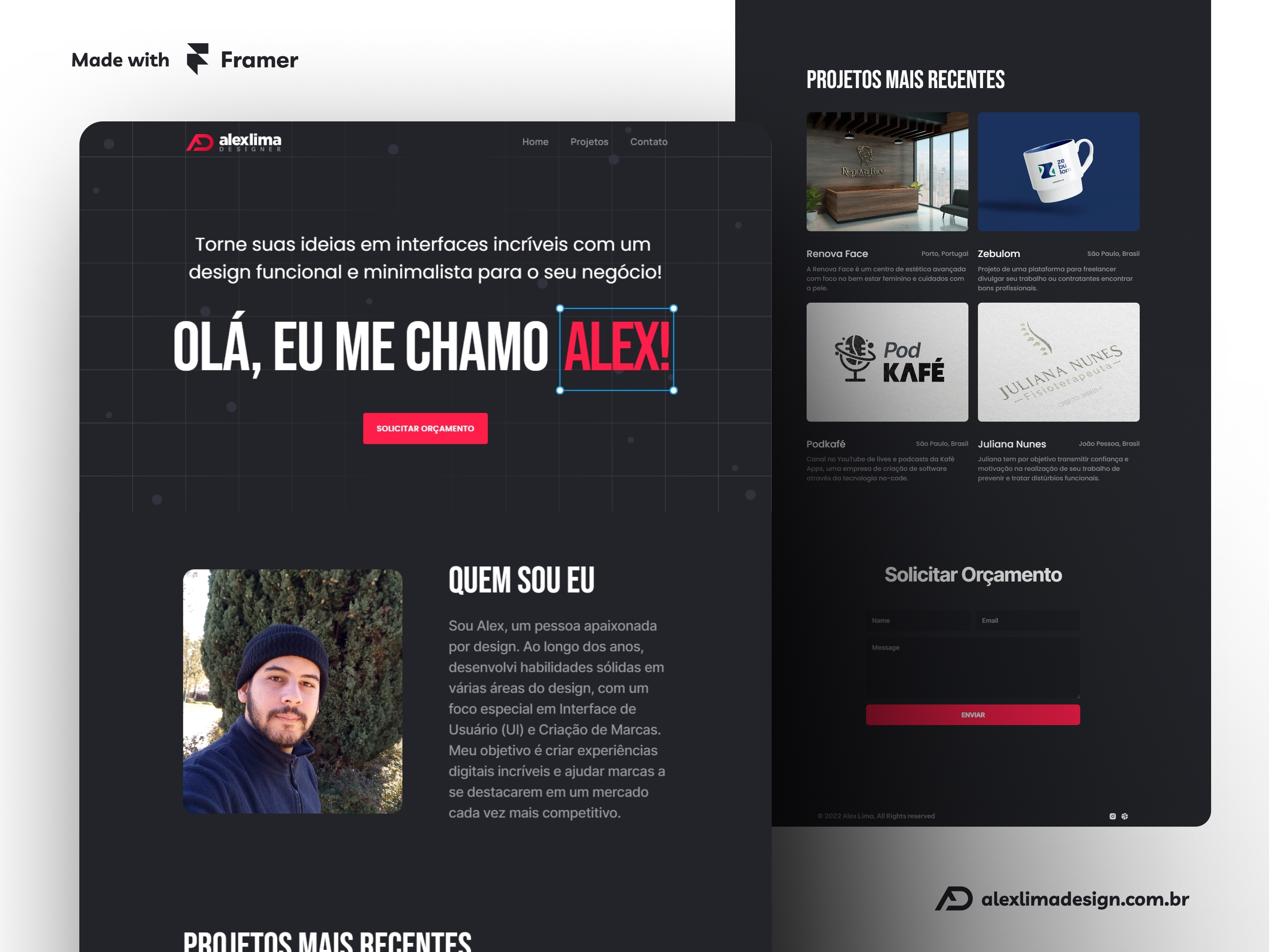 Meu portfólio 3.0 (2023) branddesign branddesigner branding design graphic design identidade visual illustration logo portfolio portfolio brand portfolio design ui ui design ui ux uidesign uiux ux design uxdesign vector website design