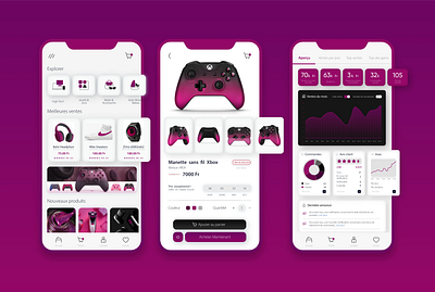 Gaming App UI branding graphic design logo ui