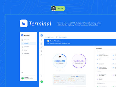 Web3 Token Streaming Platform crypto dashboard defi desktop web3