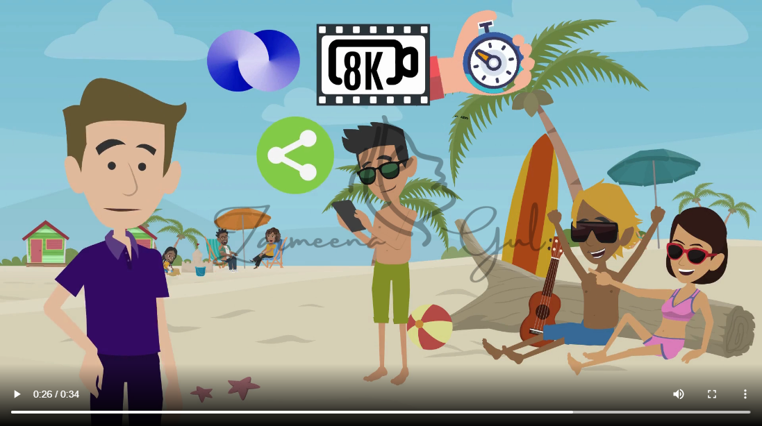 Mobile APP for Quickly Sharing Videos 2d advertising animation application branding cartoon cartoon animation character design digital marketing illustration marketing mobile mobile app motion graphics share vector video video editing vyond