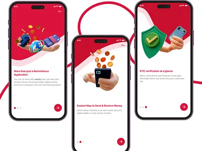 We Pay - Remittance App Design Conceptualization fintech remittance fintech app remittance app remittance app conceptualization remittance app design remittance app onboarding remittance app screens remittance app ui remittance app uiux remittance app ux