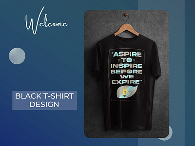 Black custom t-shirt design black t shirt branding design graphic design t shirt design typography vector