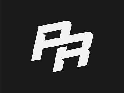 PR Monogram athletic branding design graphic design logo monogram sport