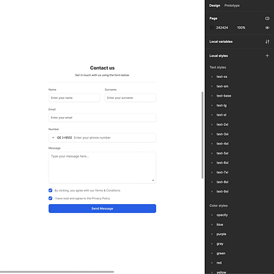 Form Builder Component in Figma #uikit #responsivedesign components design system figma forms input interface layout wrap mobile product design responsive ui ui kit ux variables