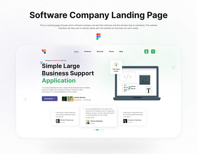 Software Company Website attractive design easy to use illustration landing page responsive design software companies software company landing page software company website software selling stunning trendy ui uiux user centered design user experience user interface website design website interface website ui