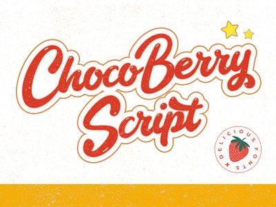 Choco Berry - Delicious Food Fonts