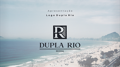 Dupla Rio Moda Identidade Visual branding design graphic design logo