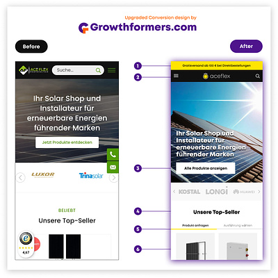 Growth Formers Recommendation #13 🚀 design landing page ui ux web design website design
