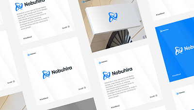 Branding Guideline Nobuhira 3d brand branding branding guideline company concept graphic design illustration logo vector