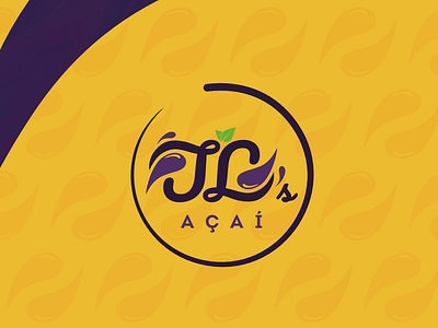 JL's Açaí Identidade visual branding graphic design logo