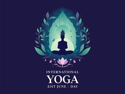 Yoga international day branding design illustration illustrations international logo yoga yoga day
