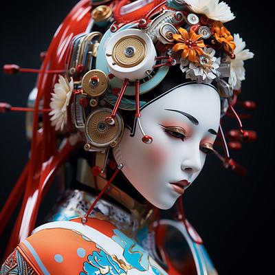 Robotic Geisha intriguing.