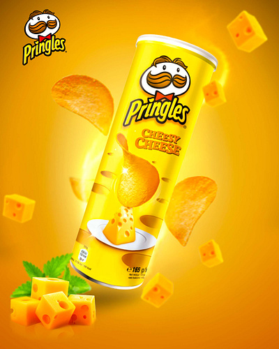 Pringles Product Manipulation adobe photoshop branding design graphic design graphics photoshop product manipulation ui