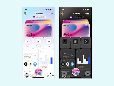 Dark/Light mode app branding design figam figma graphic design illustration logo ui vector