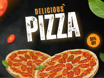 Motion Graphics for Pizza FB Ads animation branding graphic design motion graphics