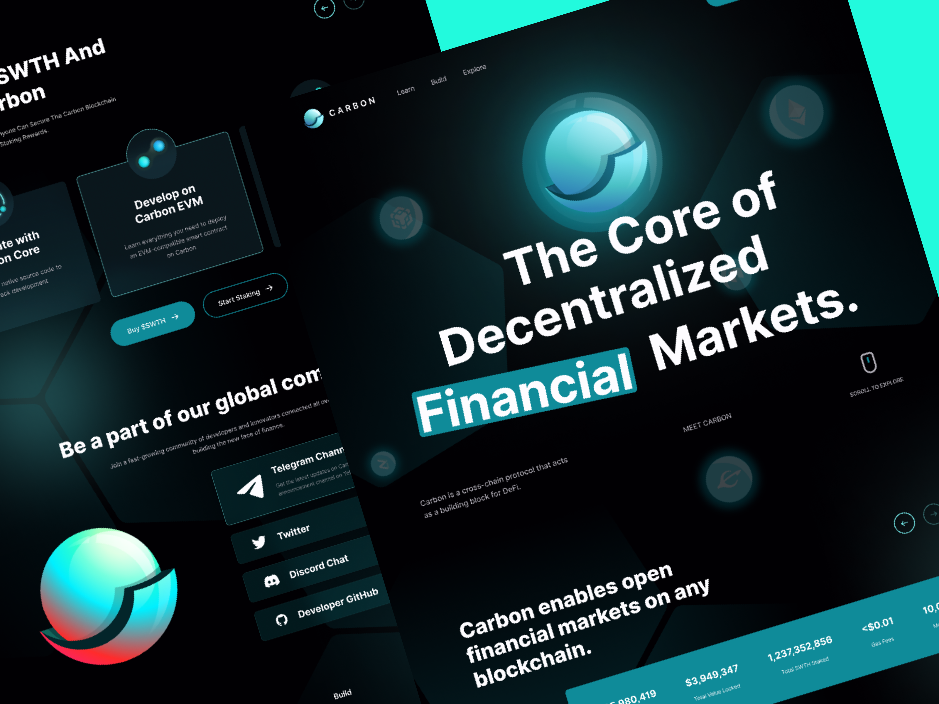 Example of Crypto Website Design