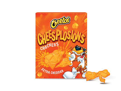 Cheetos Cracker Packaging Exploration cheetos design packaging design pepsico typography