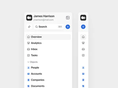 Sidebar UI collapsible menu conceptwork dashboard figma interface light mode menu minimal ui minimalism navigation product design sidebar ui ui design user interface ux ux design