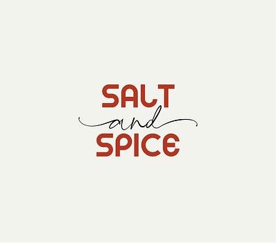Salt and Spice branding cafe design graphic design logo pizza typography vector