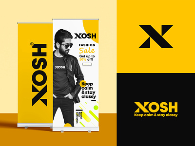 XOSH app apparel branding cloths creative logo design fashioni logo logo design logo designer logo maker modern logo sports ui x letter logo x logo x logo design