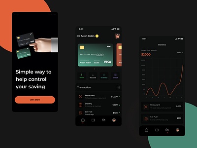 Wallet App UI Design moneymanagement appui