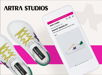 Artra Studio - Barefoot eshop barefoot branding ecommerce eshop footwear graphic design logo responsive design ui user experience user interface ux web webdesign
