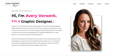 Avery Vorwerk Profile branding design graphic design logo profile ui ux web design