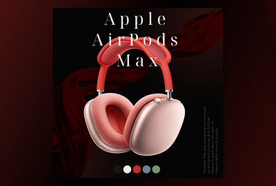 Apple AirPods Max branding design logo ux