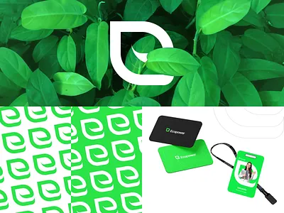 Ecopower - Visual Identity animation animation 2d brand branding design eco graphic design green energy leaf leaf logo logo logo design mockup motion graphics