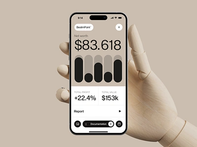 Mobile design for a financial analytics platform | Lazarev. adaptation animation app apple application banking buttons calendar clean design fintech interactive interface ios mobile motion motion graphics product design ui ux