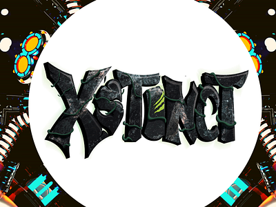 Xstinct branding edm festival design graphic design logo music design music industry