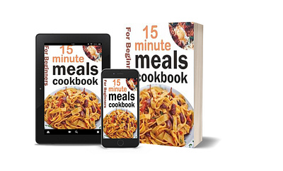 15 Minute Meals Cookbook for Beginners 15minute cookbook mealsbook recipebook vegancookbook