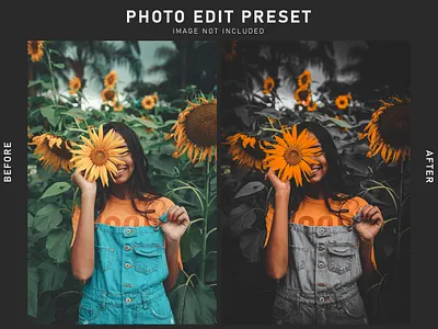 Black And Orange Moody Photoshop Preset add ons camera raw filter filter mockup photo edit photo edit template photoshop action photoshop effect photoshop filter poster preset