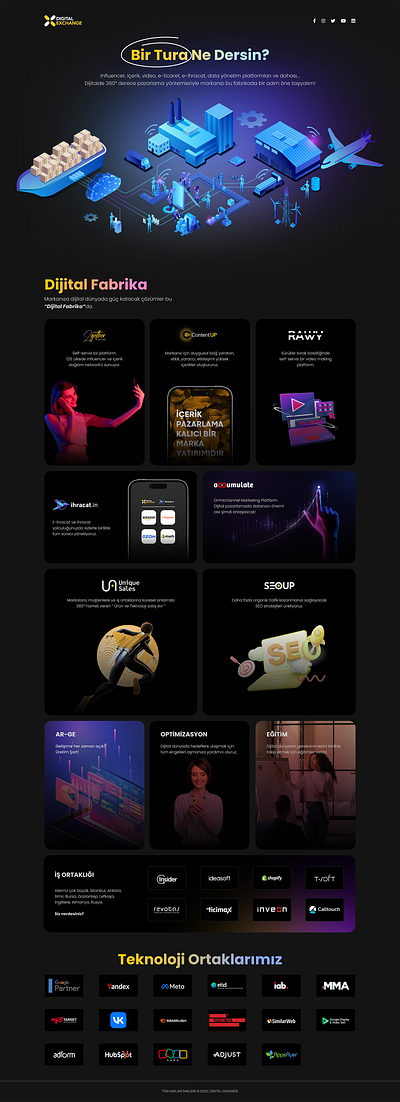 Digital Factory-Landing Page branding design landing logo page project shot typography ui ux web website