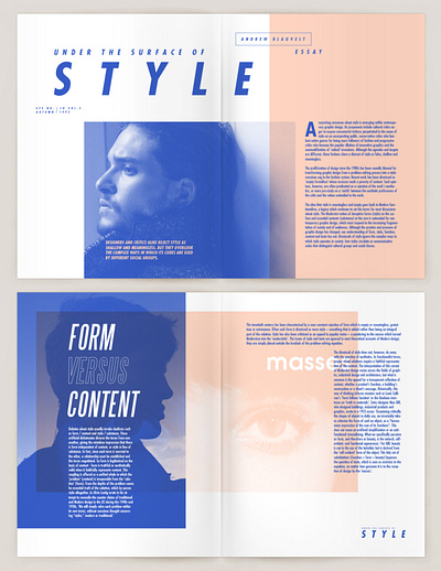 Editorial Layout editorial graphic design print typography