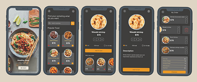 Food Delivery App Mobile app food healty food mobile uiux