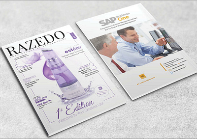 RAZEDO Magazine 1st Edition branding graphic design magazine