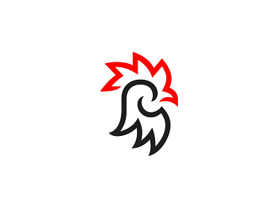 Rooster Head Logo animal animal logo chick chicken design head icon logo logo design logodesign minimal minimalist minimalist logo rooster rooster head