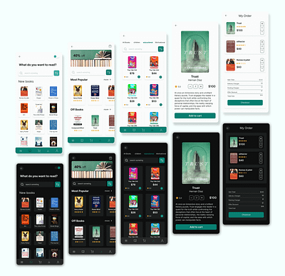 Book Store App 📗 app book book store mobile shop uiux